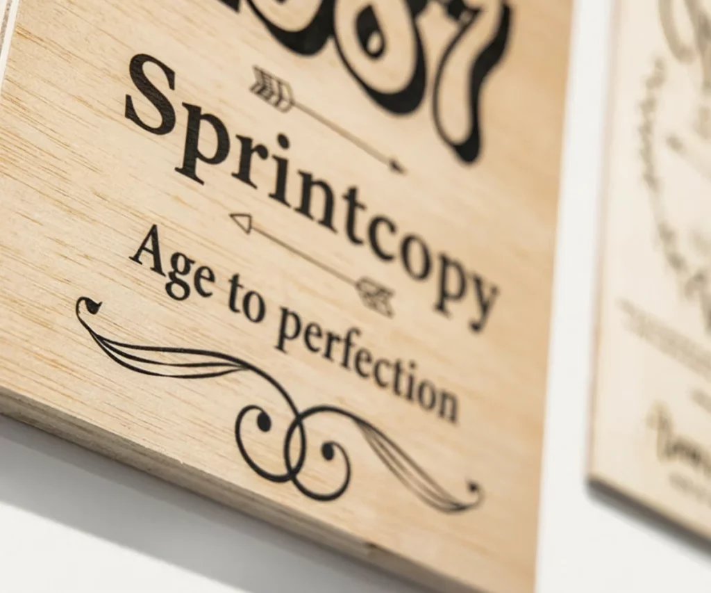 Impresión en Madera