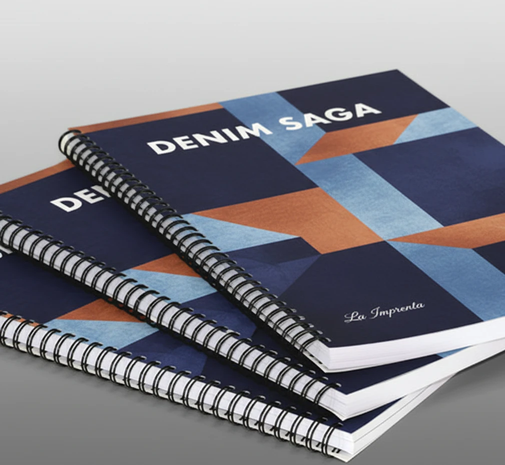 Libros con encuadernación espiral wire O tapa blanda