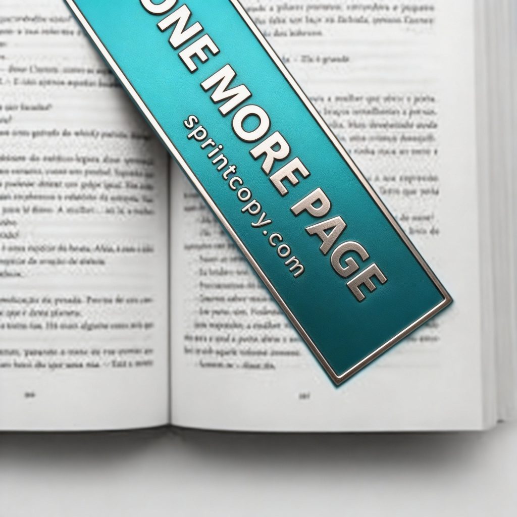 Marcapáginas con Acabados Especiales